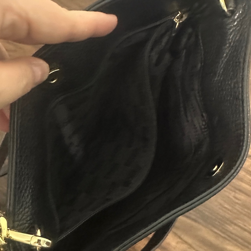 MICHAEL Michael Kors Black Pebbled Leather Shoulder Bag - Picture 4 of 4